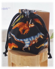 【リアルな恐竜】コップ袋 給食袋（サイズ変更料込み）