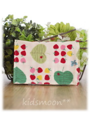 【ハートリーフストロベリー】ミニポケットティッシュケース