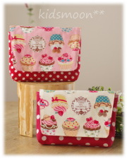 【スイーツ・カップケーキ】封筒型お弁当ケース（サイズ変更料込み）