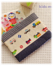 【はたらく車・キュート】連絡帳カバー・ブックカバー・聖書カバー（サイズ変更料込み）