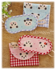 【パンダさんのファミリー】アイマスク 目かくし モンテッソーリ教育 調音 ソルフェージュ お受験