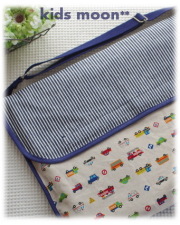 【はたらく車・キュート】防災頭巾カバー