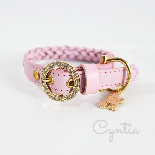 犬 首輪 リード Cyntia 2nd ピンク