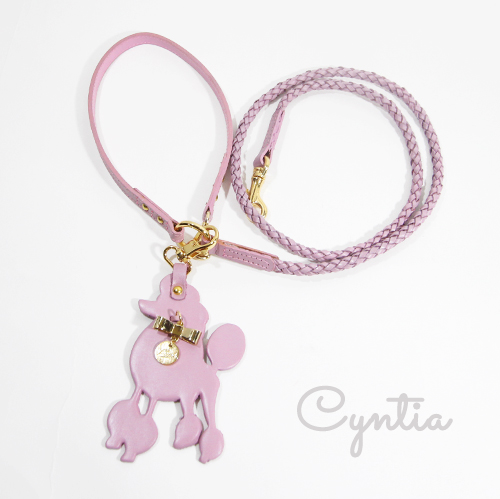 【Cyntia】リード ダスティピンク STPK2（1センチ幅）首輪S,M用