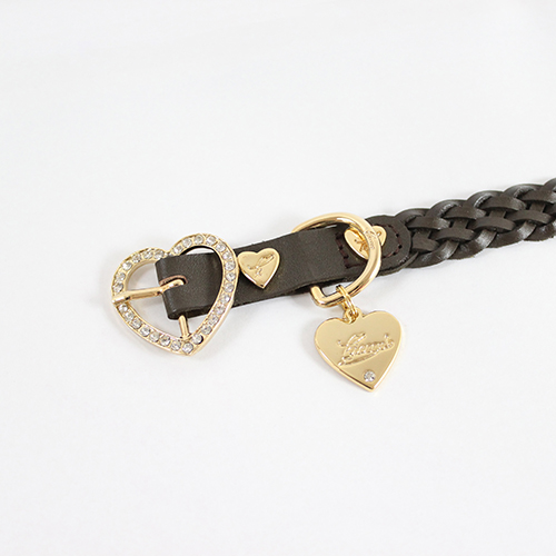 犬 首輪 リード kate　ブラウン