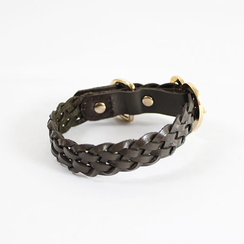 犬 首輪 リード kate　ブラウン