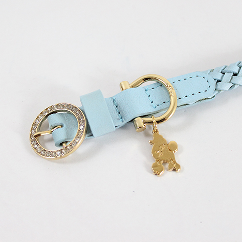 犬 首輪 リード Cyntia 2nd  ライトブルー