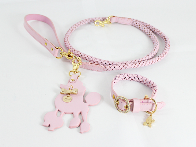 犬 リード 首輪 Cyntia 2nd  ピンク