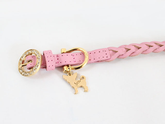 犬 首輪 リード Charlotte 1st ピンク