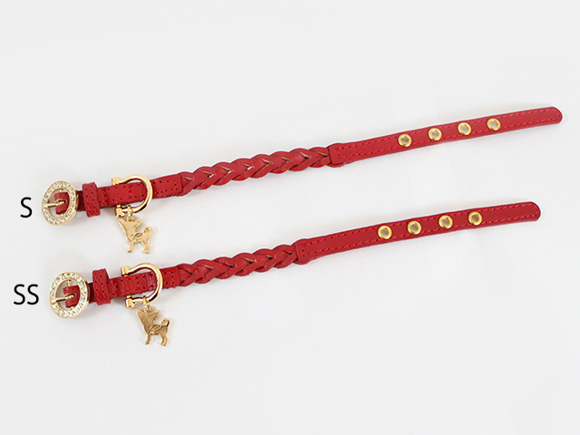 犬 首輪 リード Charlotte 1st レッド