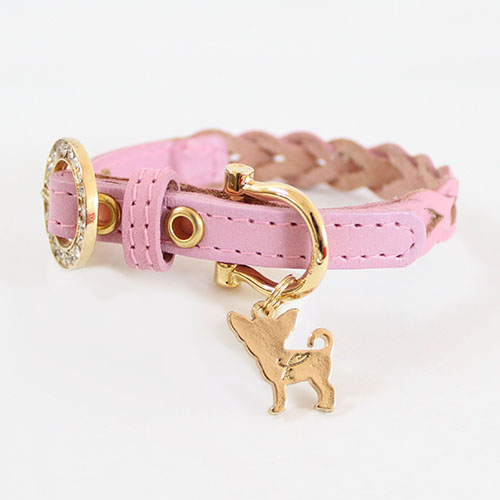 犬 首輪 リード Charlotte 1st ピンク