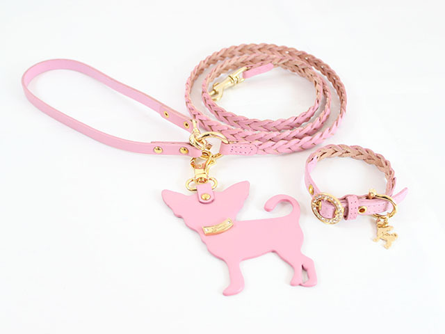 犬 リード Charlotte 1st　ピンク