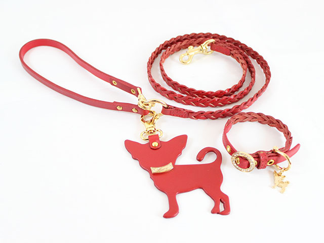 犬 リード Charlotte 1st　レッド