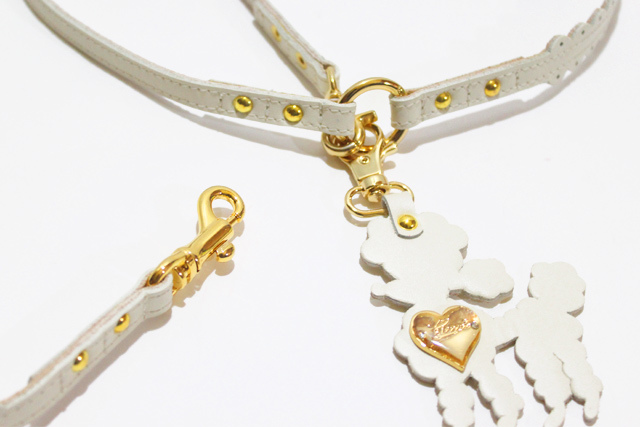 犬 首輪 ベージュ