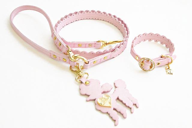 犬 首輪 ピンク