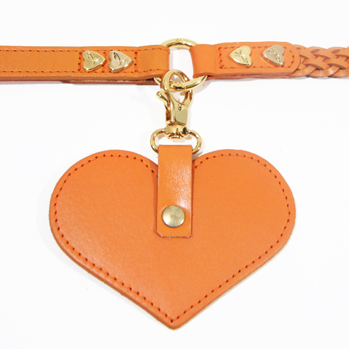 犬 首輪 かわいい ハート