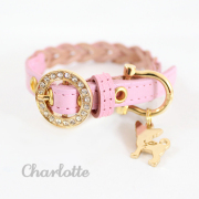犬 首輪 リード Charlotte 1st ピンク