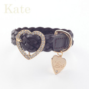 【Kate】首輪 ダークブラウン ML