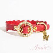 犬 首輪 レッド