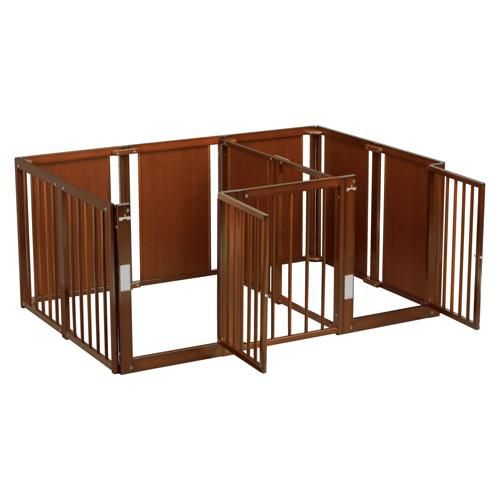 [セール][サークルプラスツードアF80XLp] ふたつのお部屋にふたつの扉 高さ80cm ペットサークル