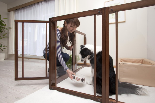 アクリル ペットゲート お得な2枚組 L型 クリア KY-99 ペットサークル