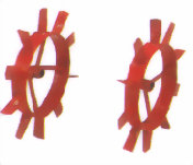 リョービ　カルチベータ用中耕車輪（左右セット）