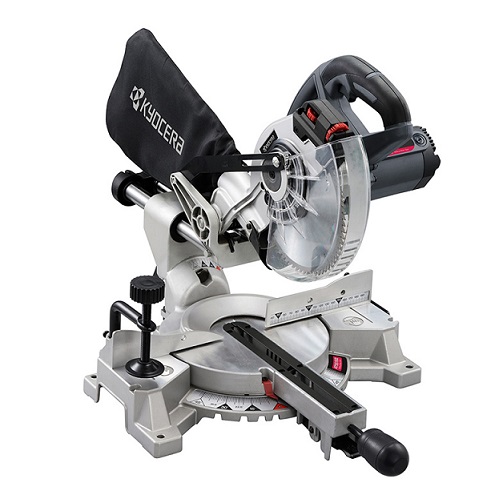 京セラ　卓上スライド丸ノコ　ATSS192　レーザーマーカー付　チップソー付、通常別売XR金匠165・190mmチップソー各1枚付