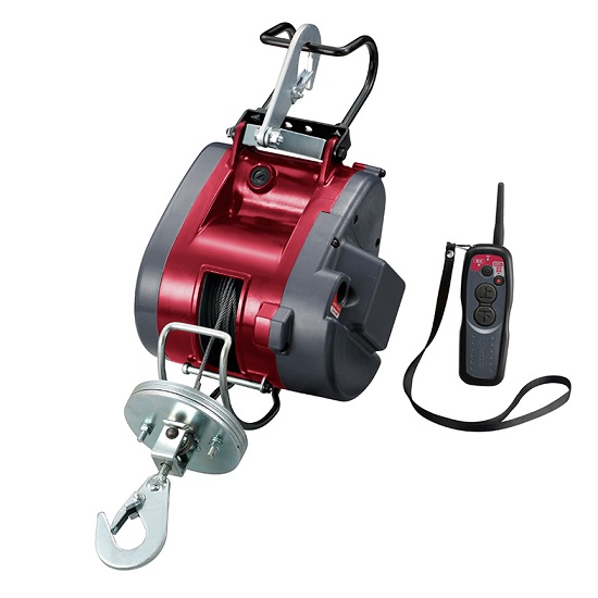 京セラ　旧リョービ　リモコンウインチ　AWI62RCD　ワイヤー4mm×21m付