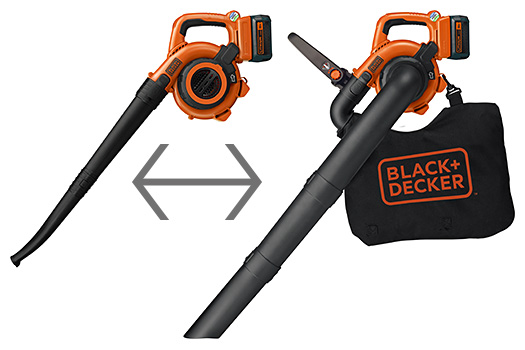 BLACK＆DECKER　36V 充電式ガーデンブロワー　GWC36N（バッテリ、充電器付）