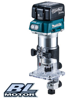 マキタ　充電式トリマ　14.4V　RT40DRG（バッテリ、充電器、ケース付）