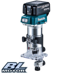 マキタ　充電式トリマ　18V　RT50DRG（バッテリ、充電器、ケース付）