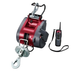 京セラ　旧リョービ　リモコンウインチ　AWI62RCD　ワイヤー4mm×21m付