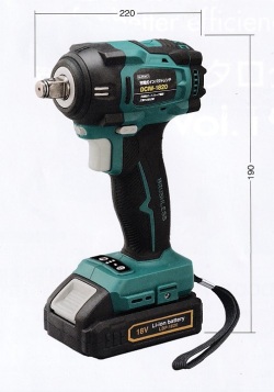 新興製作所　18V充電式インパクトレンチ　DCIW-1820　（バッテリー、充電器付）