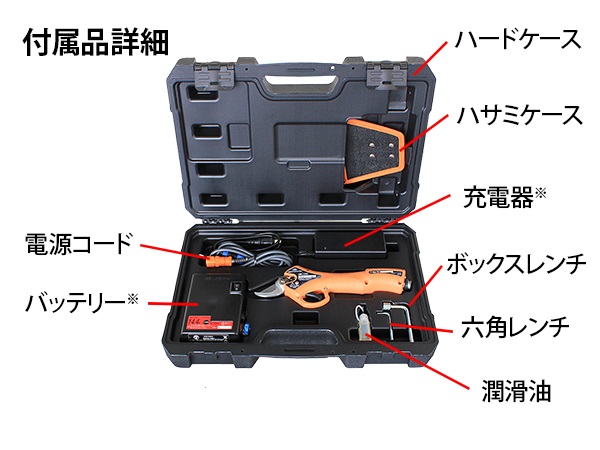 ニシガキ 充電式剪定鋏 太丸ハンディ25 N-928 （バッテリー、充電器付）