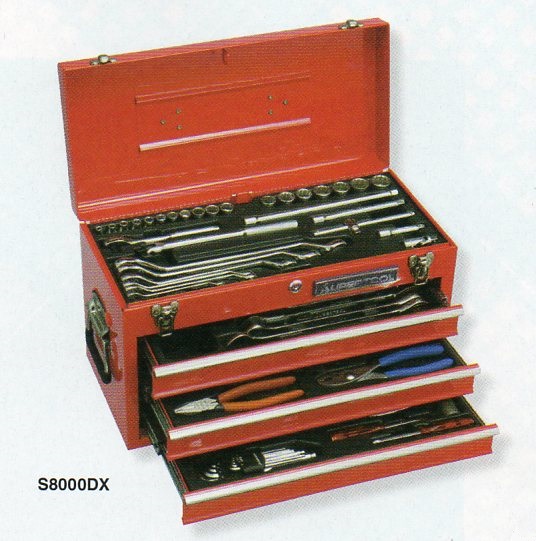スーパーツール プロ用デラックス工具セット 70点セット S8000DX 全国  