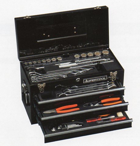 スーパーツール プロ用デラックス工具セット 62点セット S7000DX