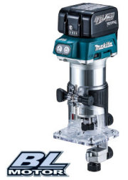 マキタ　充電式トリマ　14.4V　RT40DRG（バッテリ、充電器、ケース付）