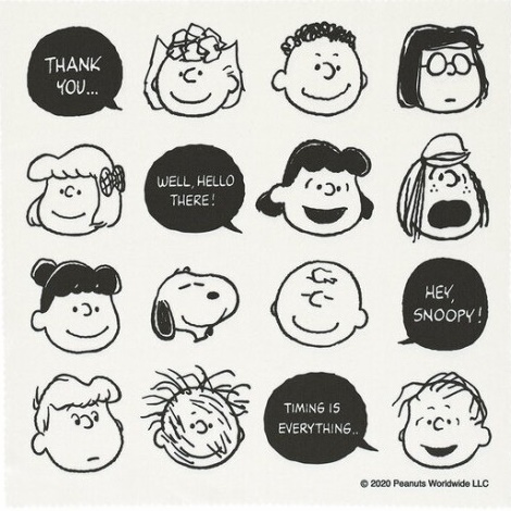 スヌーピーメガネ拭き フェイス[スヌーピーSNOOPY][メガネ拭き]