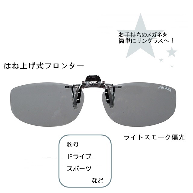 希少 MAKOTO クリップオン サングラス メガネ 度あり ブルー ケース付き NIGHT&DAY セレクト アタッチメント(偏光機能搭載)※本体はつき