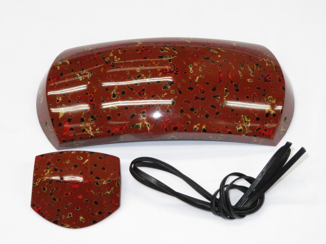 津軽三味線　津軽塗り胴掛け