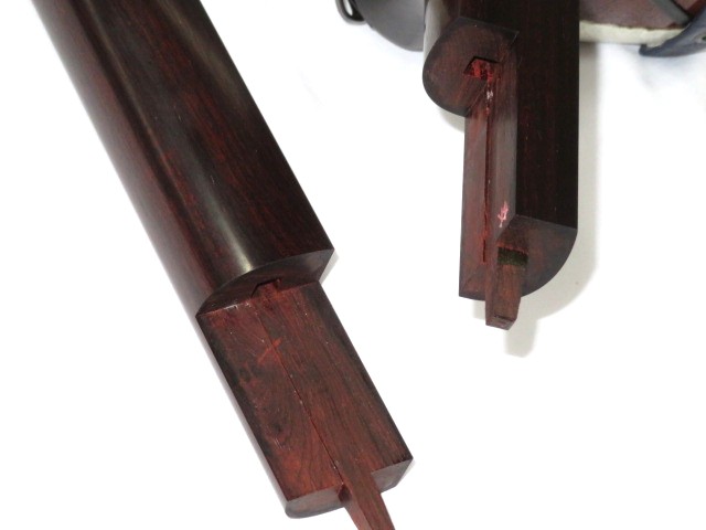 中古三味線　紅木　津軽