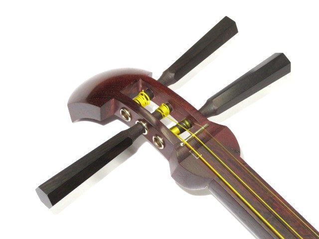 中古三味線　紅木　半津軽