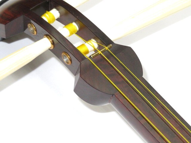 中古三味線　紅木　長唄