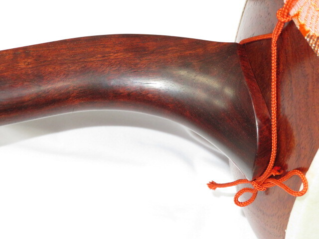 中古三味線　紅木　長唄