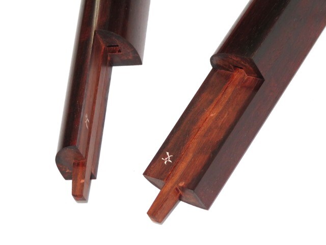 中古三味線　紅木　長唄