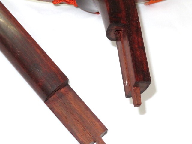 中古三味線　紅木　長唄