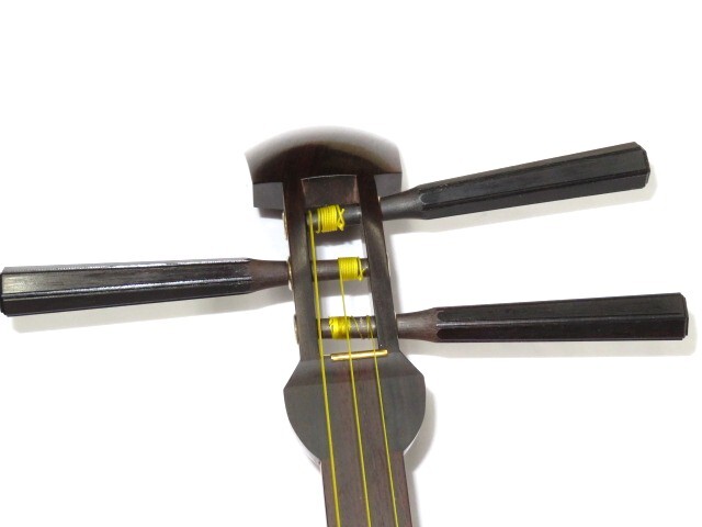 中古三味線　紫檀　長唄
