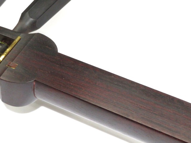 中古三味線　紅木　津軽