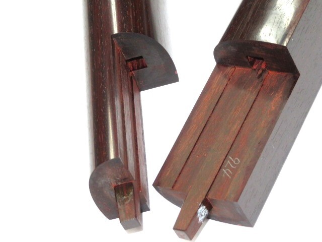 中古三味線　紅木　津軽