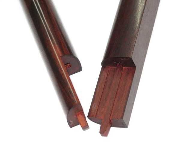 中古三味線　紅木　津軽